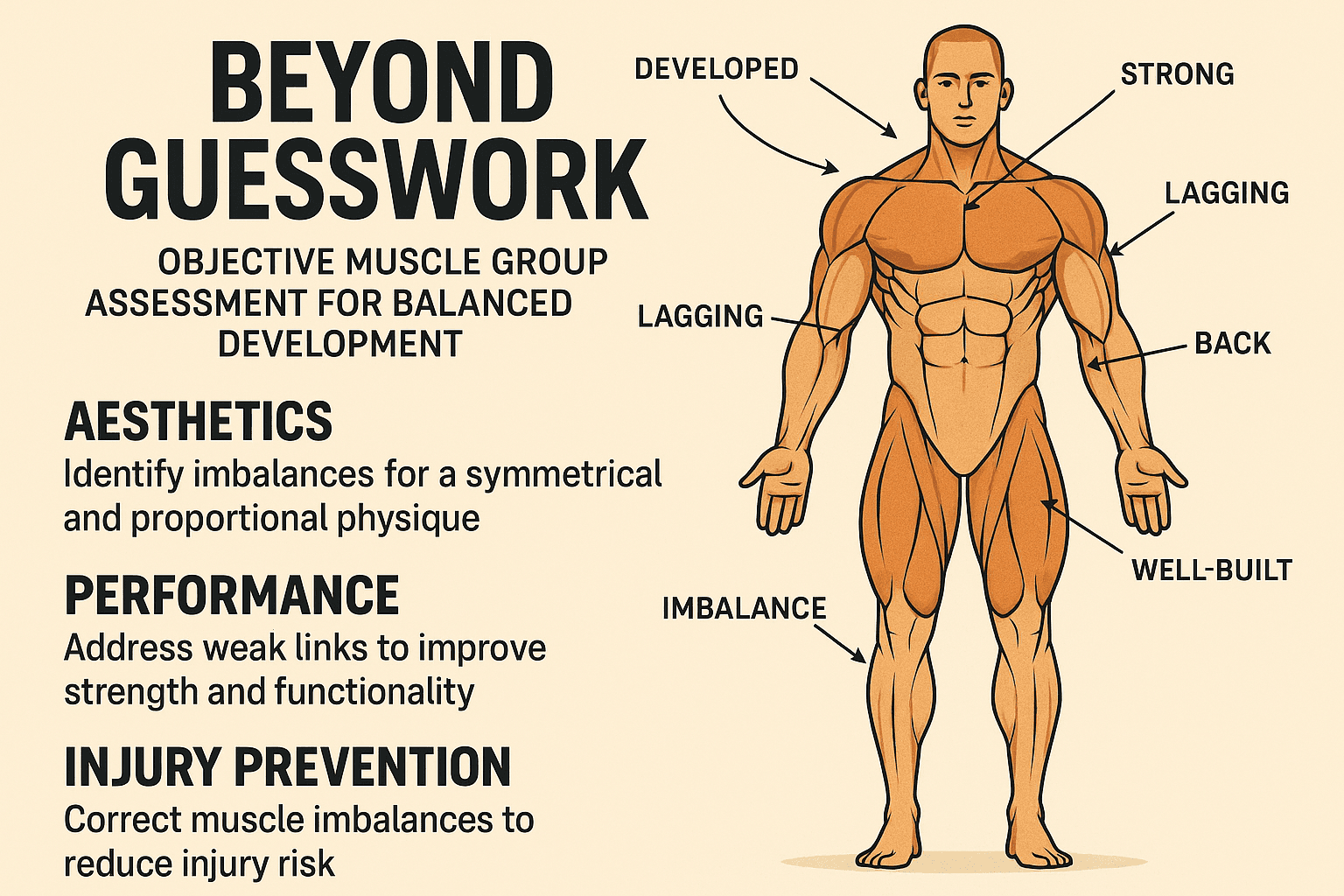Beyond Guesswork Objective Muscle Group Assessment for Balanced Development